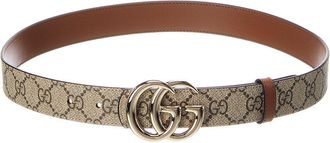 Gucci Gg Reversible Leather Belt