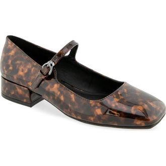 Aerosoles Isannah Mary Jane Pump in Tortoise Patent at Nordstrom Rack, Size 9