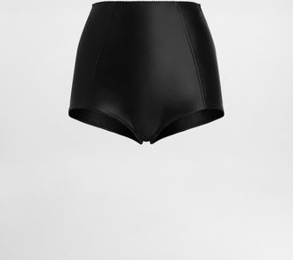 Dolce & Gabbana Satin Culottes Shorts - Woman Pants And Shorts Black 36