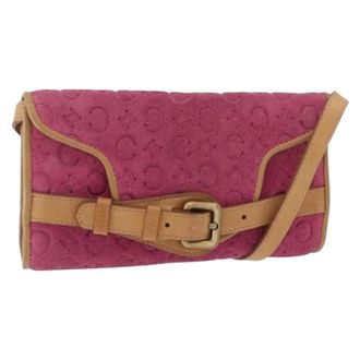 Celine Pre-owned Mini Bags, female, Pink, Size: ONE SIZE Pre-owned Vintage Mini Shoulder Bag