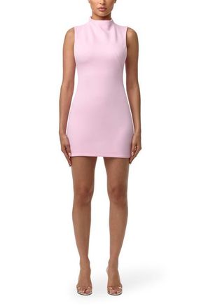 Naked Wardrobe Strappy Back Sleeveless Minidress in Cotton Candy at Nordstrom, Size X-Large