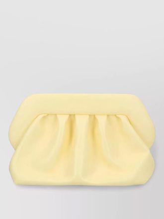 Themoir&egrave; bios clutch bag pleated design strap