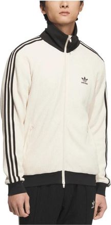 adidas Adicolor Classic Waffle Beckenbauer Trainingsjack - Heren - Outdoorjassen - Wit - L - Katoen - Fitness