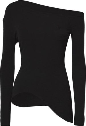 Vivienne Westwood Orgy Shoulder T-Shirt - Dames - Longsleeves - Zwart - XS - Tops