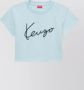 Kenzo cropped cotton t-shirt