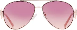 Guess Violet Gradient Pilot Ladies Sunglasses GF0365 28Z 59