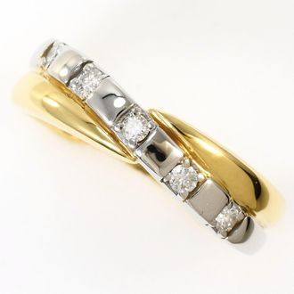 C&A Platinum Yellow Gold Yellow Gold (18K) Platinum 900 Band Ring (Pre-Owned)