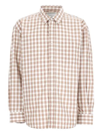 Sunflower Beige Regular Check Shirt