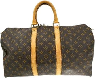 Louis Vuitton Pre-owned Weekend Bags, unisex, Brown, Size: ONE SIZE Pre-owned Keepall bag