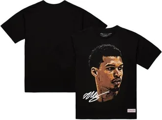 Mitchell & Ness Unisex Mitchell & Ness Victor Wembanyama Black NBA Real Big Face Player T-Shirt at Nordstrom, Size Xxx-Large