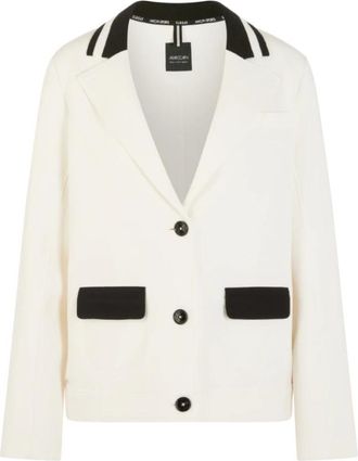 Marc Cain Tailored Blazer - Dames - Blazers - Wit - 3XL - Leer - Jassen