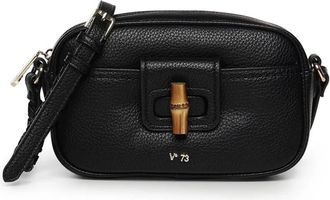 V&deg; 73 Beatrice Schoudertas - Dames - Schoudertassen - Zwart - ONE Size - Bamboe - Tassen