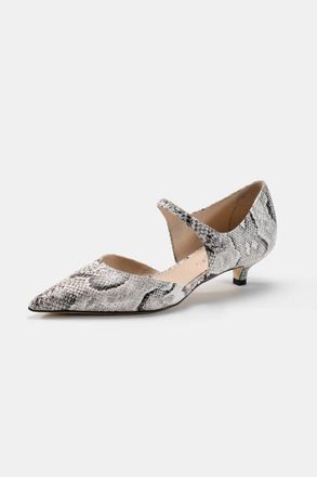 Bells & Becks Nadia Kitten Heel Mary Jane Pump in Snake at Nordstrom, Size 38.5