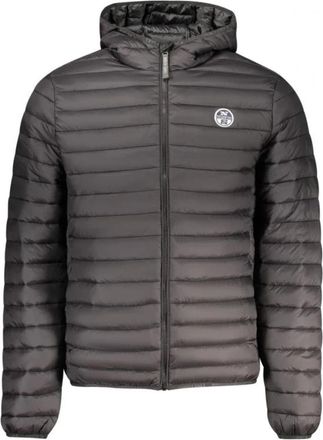 North Sails Lichtgewicht Jas met Capuchon - Heren - Winterjassen - Zwart - M - Polyester - Jassen