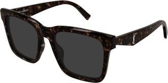 Saint Laurent SL M170 002 Zonnebril - Dames - Zonnebrillen - Bruin - 55 MM - Accessoires