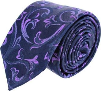 Trafalgar Store Christian the Romantic Brocade Silk Necktie in Purple at Nordstrom