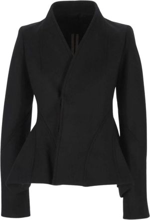 Rick Owens Peplum Jas - Dames - Blazers - Zwart - L - Jassen