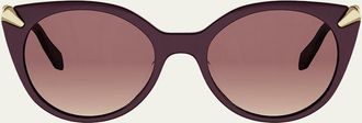 Bulgari Serpenti Viper 53mm Round Sunglasses
