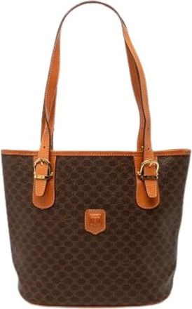 Celine Pre-owned Tote Bags, female, Brown, Size: ONE SIZE Pre-owned Coated Canvas Tote