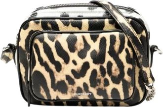 Burberry Pre-owned Crossbody Bag - Dames - Vintage Schoudertas - Veelkleurig - ONE Size - Leer - Vintage