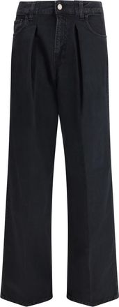 Haikure Black Loose Low Rise Jeans