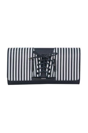 Perrin Paris LE CORSET CLASSIC CLUTCH in Navy White at Nordstrom