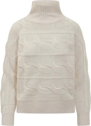 Max Mara Maglione a collo alto - Toni neutri