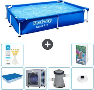 Bestway Piscina Bestway Steel Pro Rectangular - 221x150x43 Cm - 7-piezas S106