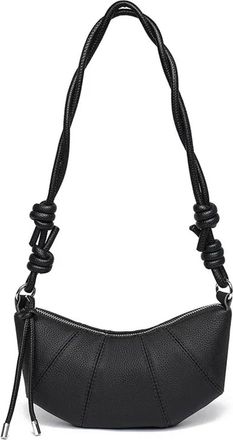 Generic Crossbody Bag, Compatible For Women Shoulder Bags Half Moon Hobo Ladies Handbags Purses(Black)