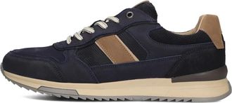 Mazzeltov Blauwe Chunky Sole Sneakers voor Heren - Heren - Sneakers - Zwart - 42 EU - Wol - Schoenen