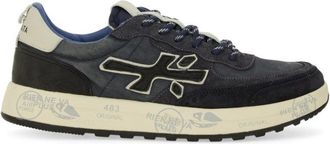 Premiata Low-Top Sneakers With Distinctive Logo And Textured Upper