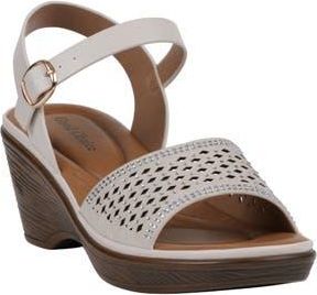 GC SHOES Ankle Strap Sandal in Ivory at Nordstrom Rack, Size 8.5