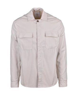 Eleventy Beige Cotton Shirt