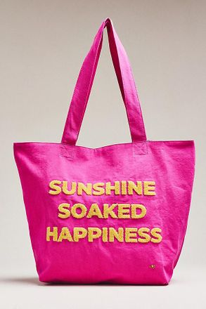 PQ Swim Vacation Script Tote Bag