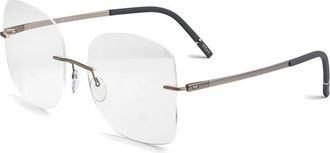 Silhouette The Dawn 5573 Eyeglasses - unisex - Brillen - Grijs - 56 MM - Accessoires
