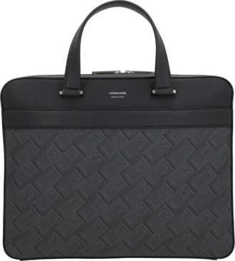 Ferragamo Laptop Bags & Cases, male, Black, Size: ONE SIZE Monogram Business Bag