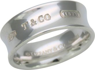 Tiffany & Co. Silver Silver 925 Band Ring (Pre-Owned)
