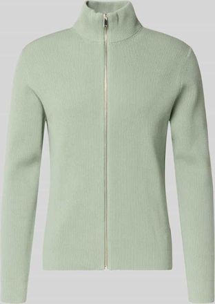 Lindbergh Lindbergh Cardigan mit Stehkragen und Rei&szlig;verschluss in Gruen, Gr&ouml;&szlig;e XXXL