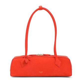 Alaia Orange Le Teckel Medium Shoulder Bag