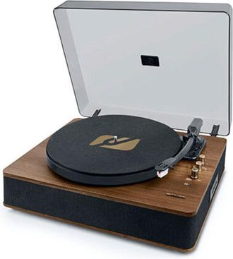 Muse Giradiscos Hifi Tocadiscos Autom&aacute;tico Muse Mt-106 Bt Wood Bluetoo