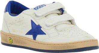Golden Goose Boys Kids Sneakers Ballstar White Leather Ovine Trainers