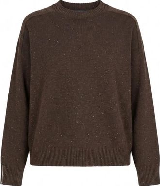 PESERICO Round-neck Truien - Dames - Ronde hals truien - Bruin - XL - Truien & Vesten