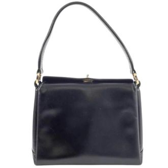 Gucci Pre-owned Handbags, female, Black, Size: ONE SIZE Pre-owned Vintage Shoulder Bag