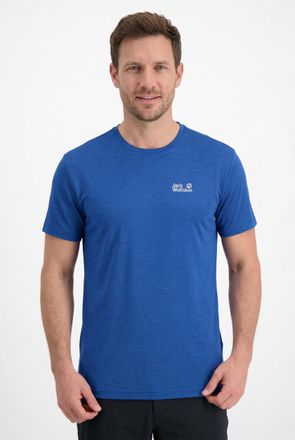 Jack Wolfskin Funktionsshirt JACK WOLFSKIN VONNAN S/S T M, Herren, Gr. XL (54/56), blau orchid, Obermaterial: 100% Polyester, Shirts Funktionsshirt, f&uuml;r warme Tempe