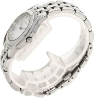 Gucci Pre-owned Watches, female, Gray, Size: ONE SIZE Pre-owned Stainless Steel Watch