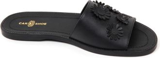Car Shoe Natuurlijk Leren Sandaal Schoen - Dames - Sandalen - Zwart - 36 1/2 EU - Schoenen