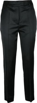 Mauro Grifoni Straight Leg Black Trousers