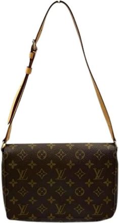 Louis Vuitton Pre-owned Shoulder Bags, female, Brown, Size: ONE SIZE Pre-owned Musette Tango Shoulder Bag