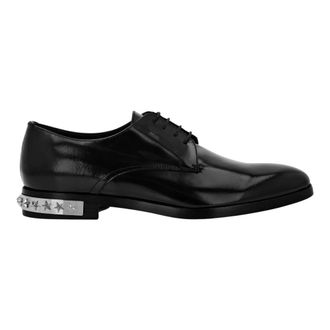Philipp Plein Derby Stars - Heren - Nette schoenen - Zwart - 47 EU - Leer - Schoenen