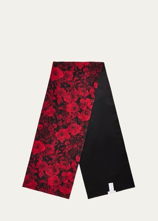 Michael Kors Rose Silk-Blend Stole